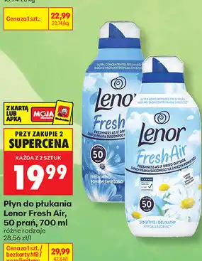 Biedronka Płyn do płukania Lenor Fresh Air, 50 prań oferta