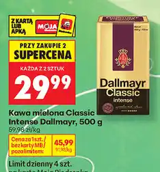 Biedronka Kawa mielona Classic Intense Dallmayr oferta
