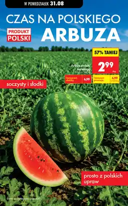 Biedronka Arbuz polski na wagę oferta