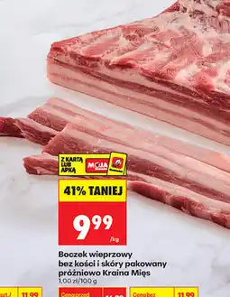 Biedronka Boczek wieprzowy bez kości i skóry Kraina Mięs oferta