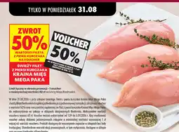Biedronka Świeży filet z piersi kurczaka Kraina Mięs Mega Paka oferta