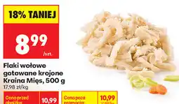 Biedronka Flaki wołowe gotowane krojone Kraina Mięs oferta
