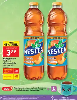 Biedronka Napój czarna herbata z brzoskwinią Nestea oferta