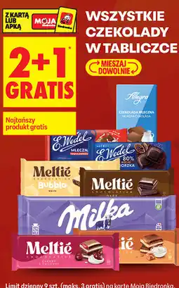 Biedronka Czekolady w tabliczce oferta
