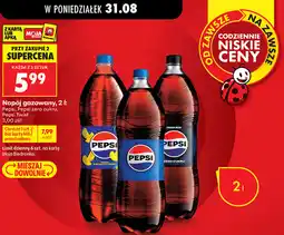 Biedronka Napój gazowany Pepsi, Pepsi zero cukru, Pepsi Twist oferta