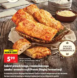Biedronka Pizza z szynką długa fermentacja oferta