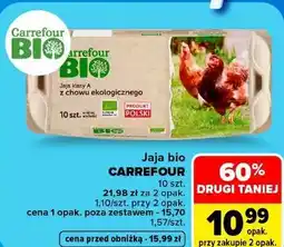 Carrefour Market Jaja bio CARREFOUR 10 szt oferta