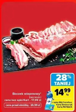 Carrefour Market Boczek wieprzowy bez kości oferta