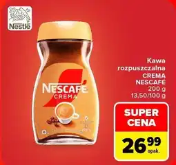 Carrefour Market Kawa rozpuszczalna Crema Nescafé oferta