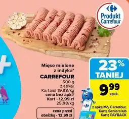Carrefour Market Mięso mielone z indyka Carrefour oferta