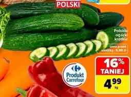 Carrefour Market Polskie ogórki krótkie oferta