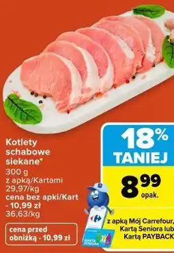 Carrefour Market Kotlety schabowe siekane oferta
