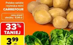 Carrefour Market Polska sałata rzymska mini CARREFOUR oferta