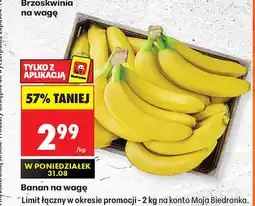 Biedronka Banany oferta