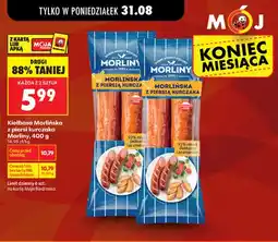 Biedronka Kiełbasa Morlińska z piersi kurczaka Morliny oferta