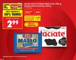 Biedronka Masło ekstra polskie Mlekovita oferta