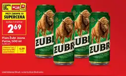 Biedronka Piwo Żubr oferta