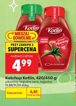 Biedronka Ketchup pikantny Kotlin oferta
