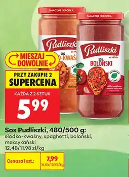 Biedronka Sos słodko-kwaśny Pudliszki oferta