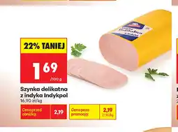 Biedronka Szynka delikatna z indyka Indykpol oferta