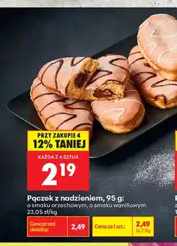 Biedronka Pączek z nadzieniem o smaku orzechowym oferta