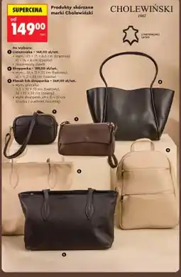 Biedronka Listonoszka skórzana Cholewiński oferta