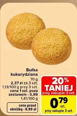 Carrefour Market Bułka kukurydziana oferta
