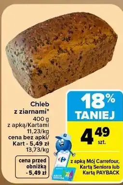 Carrefour Market Chleb z ziarnami oferta