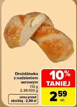 Carrefour Market Drożdżówka z nadzieniem serowym oferta