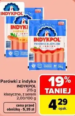 Carrefour Market Parówki z indyka Indykpol oferta