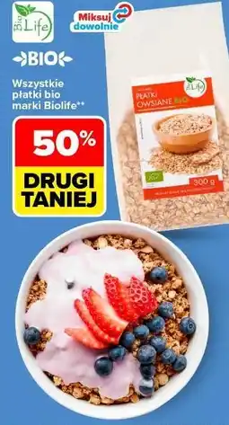 Carrefour Market Wszystkie płaatki BIO marki Biolife oferta