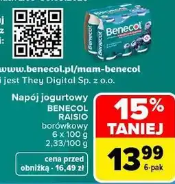Carrefour Market Napój jogurtowy Benecol oferta