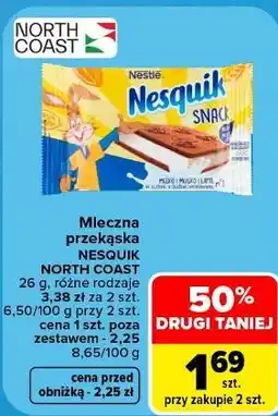 Carrefour Market Mleczna przekąska Nesquik oferta