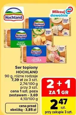 Carrefour Market Ser topiony Hochland oferta