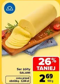 Carrefour Market Ser żółty Salami oferta