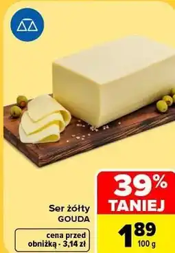 Carrefour Market Ser żółty Gouda oferta
