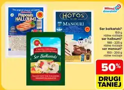 Carrefour Market Ser bałkański, ser halloumi, ser manouri oferta