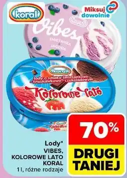 Carrefour Market Lody Vibes, Kolorowe Lato Koral oferta