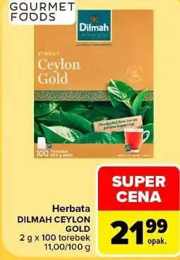 Carrefour Market Herbata DILMAH CEYLON GOLD oferta