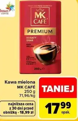 Carrefour Market Kawa mielona MK CAFÉ PREMIUM oferta