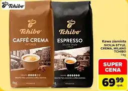 Carrefour Market Kawa ziarnista TCHIBO SICILIA STYLE, CREMA, MILANO oferta