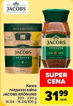 Carrefour Market Kawa rozpuszczalna JACOBS KRÖNUNG oferta