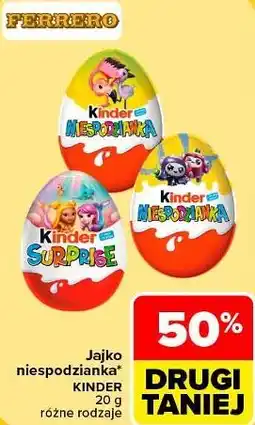Carrefour Market Jajko niespodzianka Kinder oferta