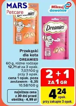 Carrefour Market Przekąski dla kota DREAMIES oferta