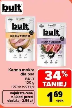Carrefour Market Karma mokra dla psa BULT oferta