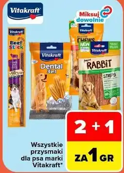 Carrefour Market Wszystkie przysmaki dla psa marki Vitakraft oferta