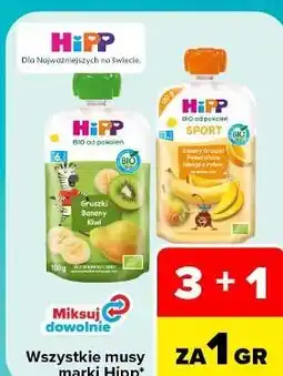 Carrefour Market Wszystkie musy marki Hipp oferta