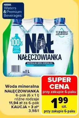 Carrefour Market Woda mineralna Nałęczowianka oferta