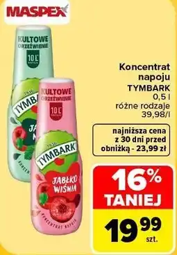 Carrefour Market Koncentrat napoju Tymbark oferta