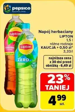 Carrefour Market Napój herbaciany Lipton oferta